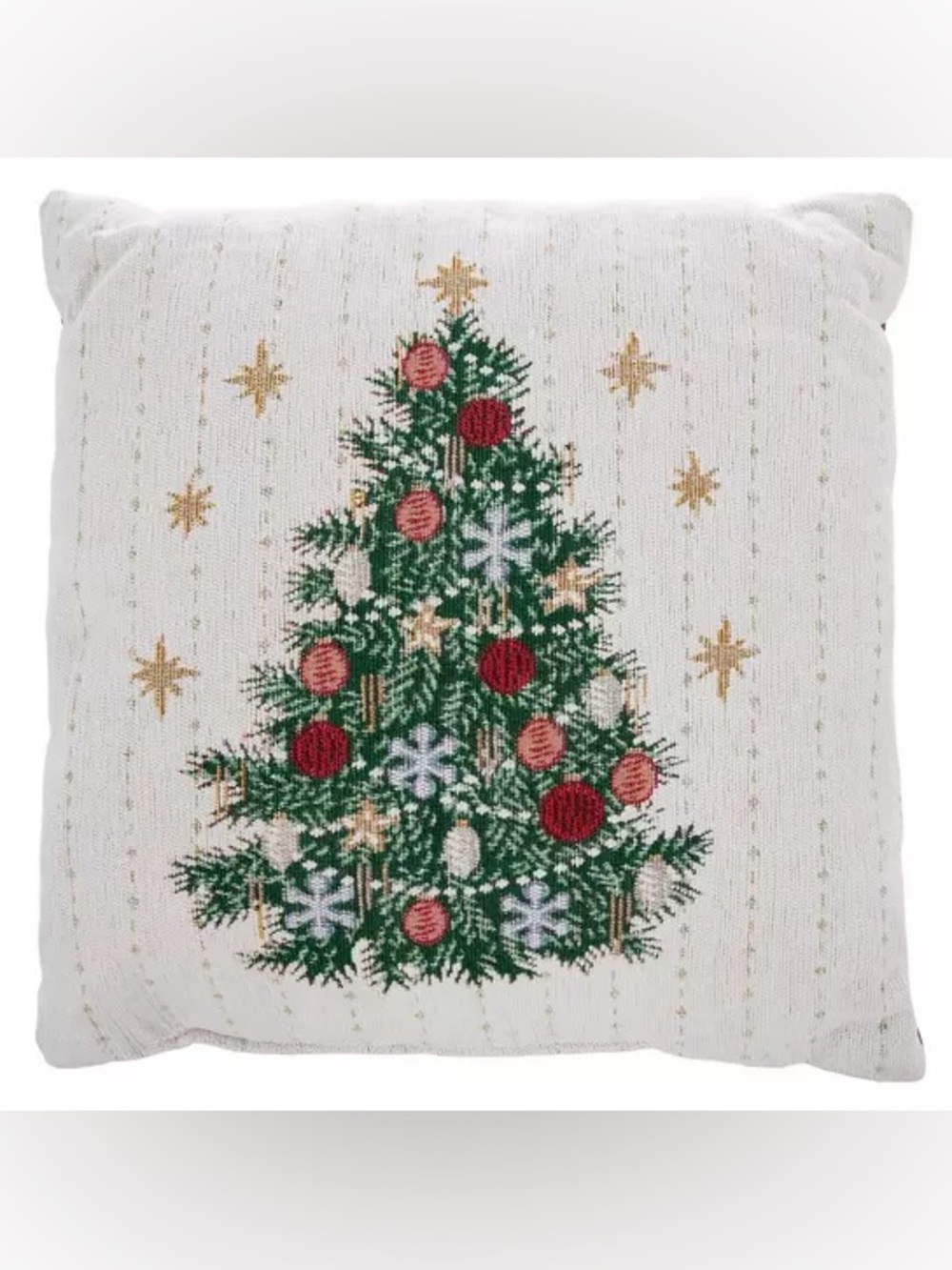 Christmas Tree Tapestry Pillow